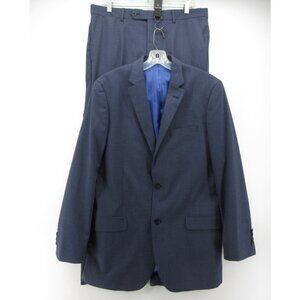 Ben Sherman Suit 42 2 Piece Blazer Pants Busines Preppy Plaid 36X29